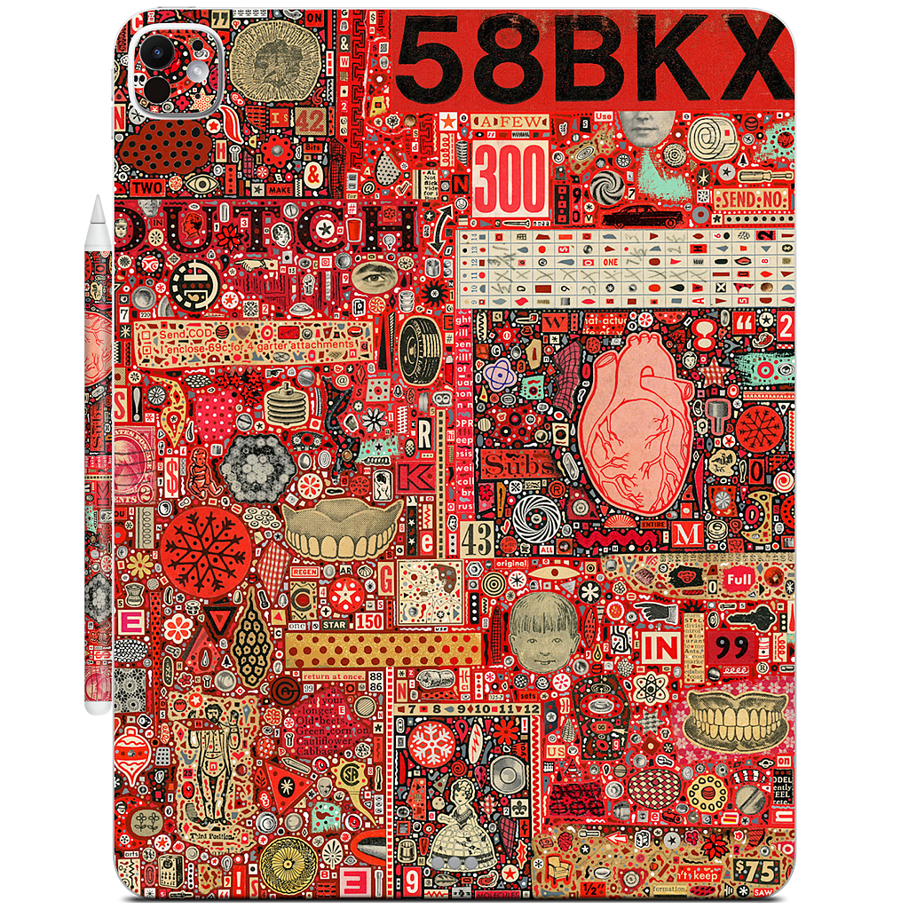 Big Numbers - Heart and Teeth iPad Skin