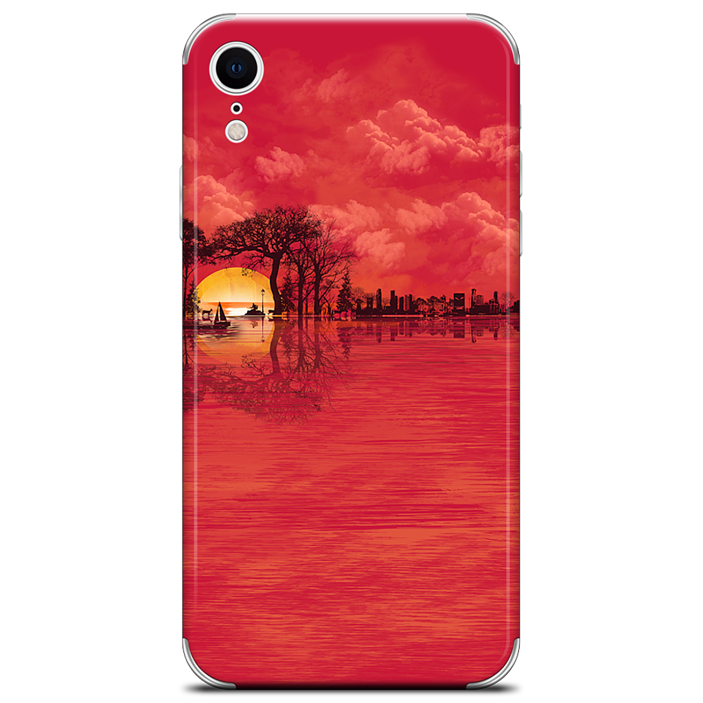 Musical Sunset iPhone Skin