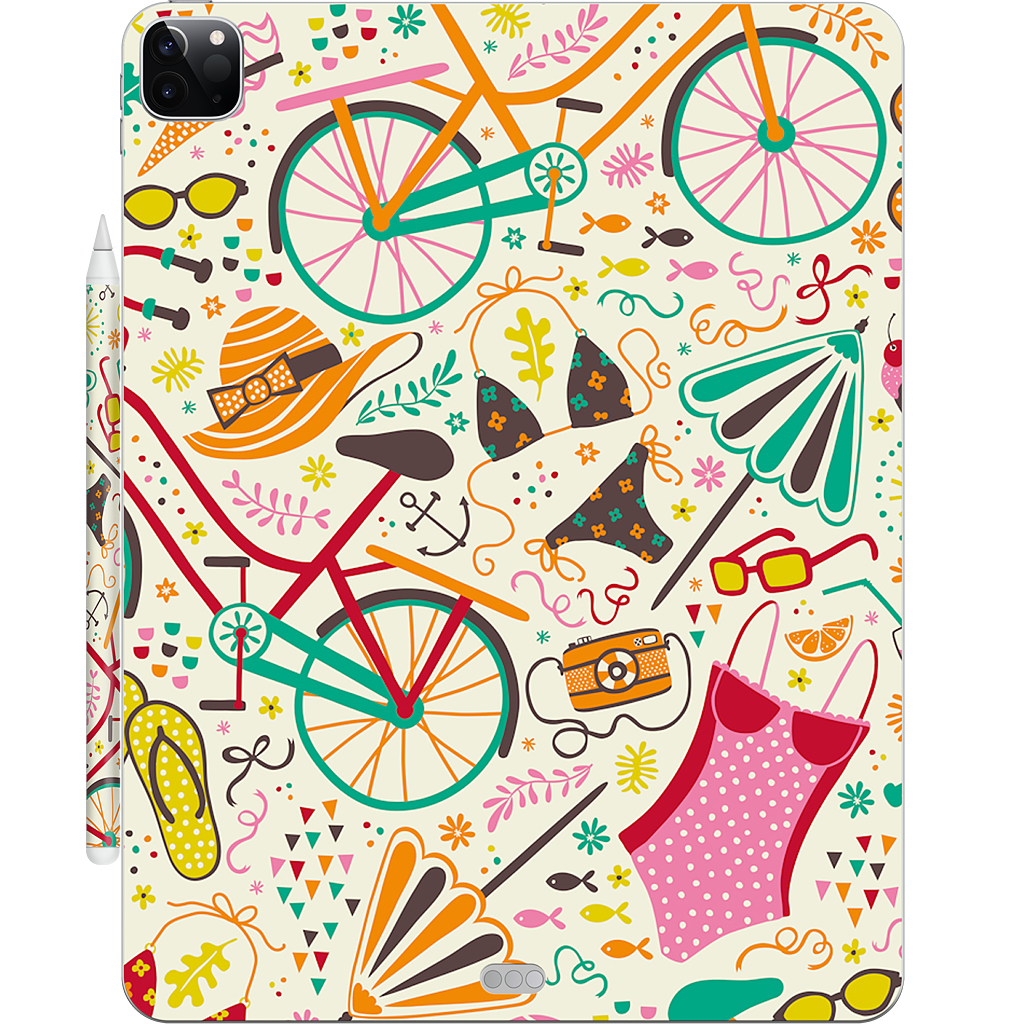 Seaside Cycle iPad Skin
