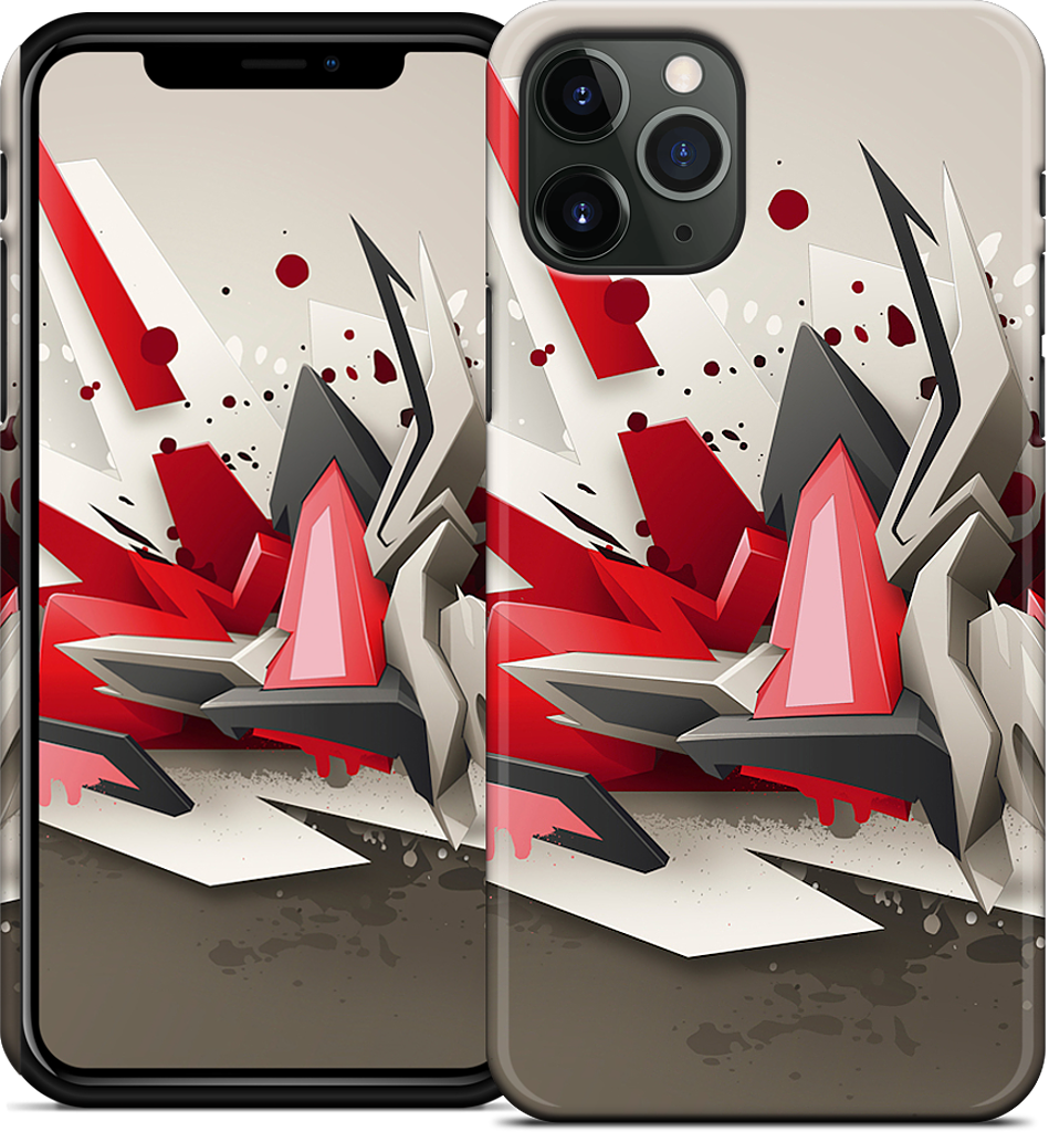 Red Metal iPhone Case