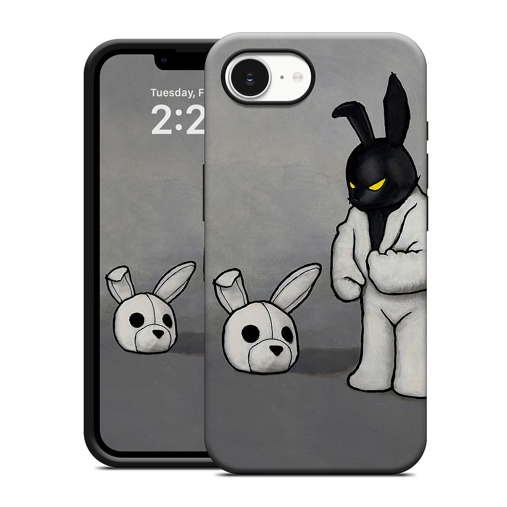 Black In White iPhone Case