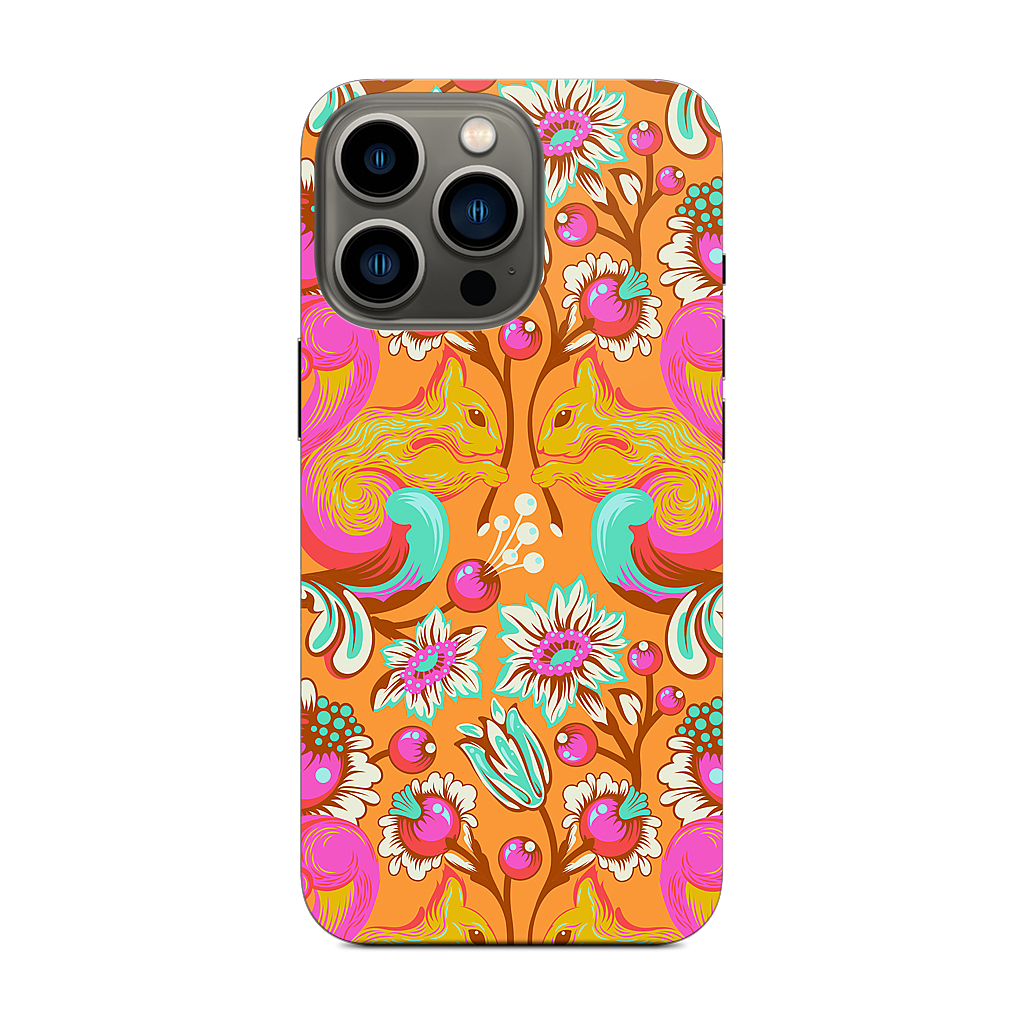 Squirrel Begonia iPhone Skin