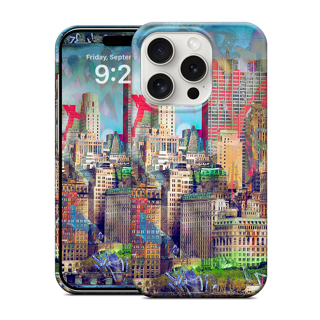 Graffiti Skyline iPhone Case