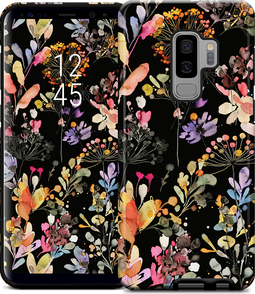 Wild Grasses (Black) Samsung Case