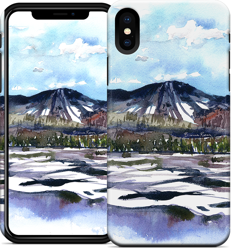 Ski Mountain iPhone Case