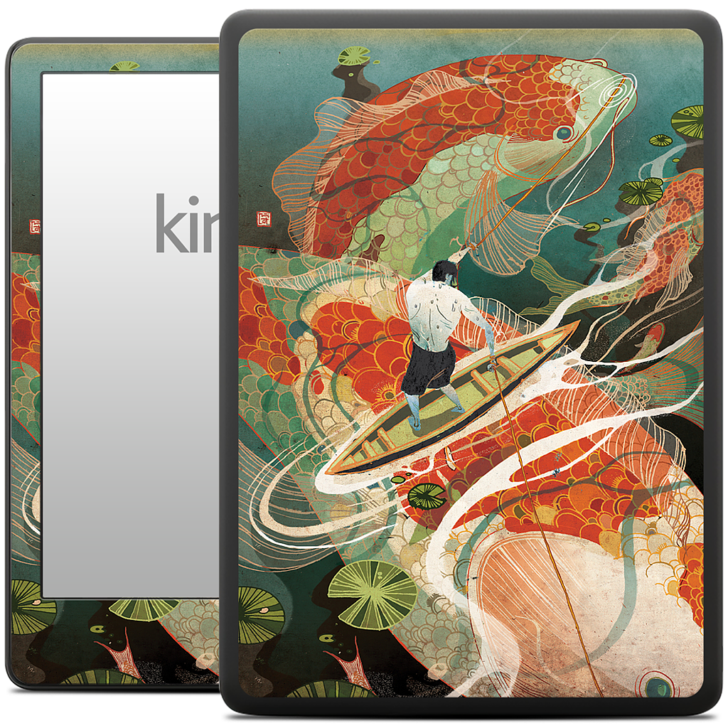 Koi Dance Kindle Skin