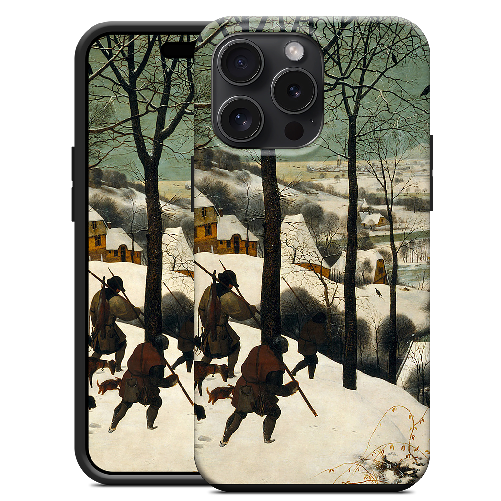 Hunters in the Snow iPhone Case