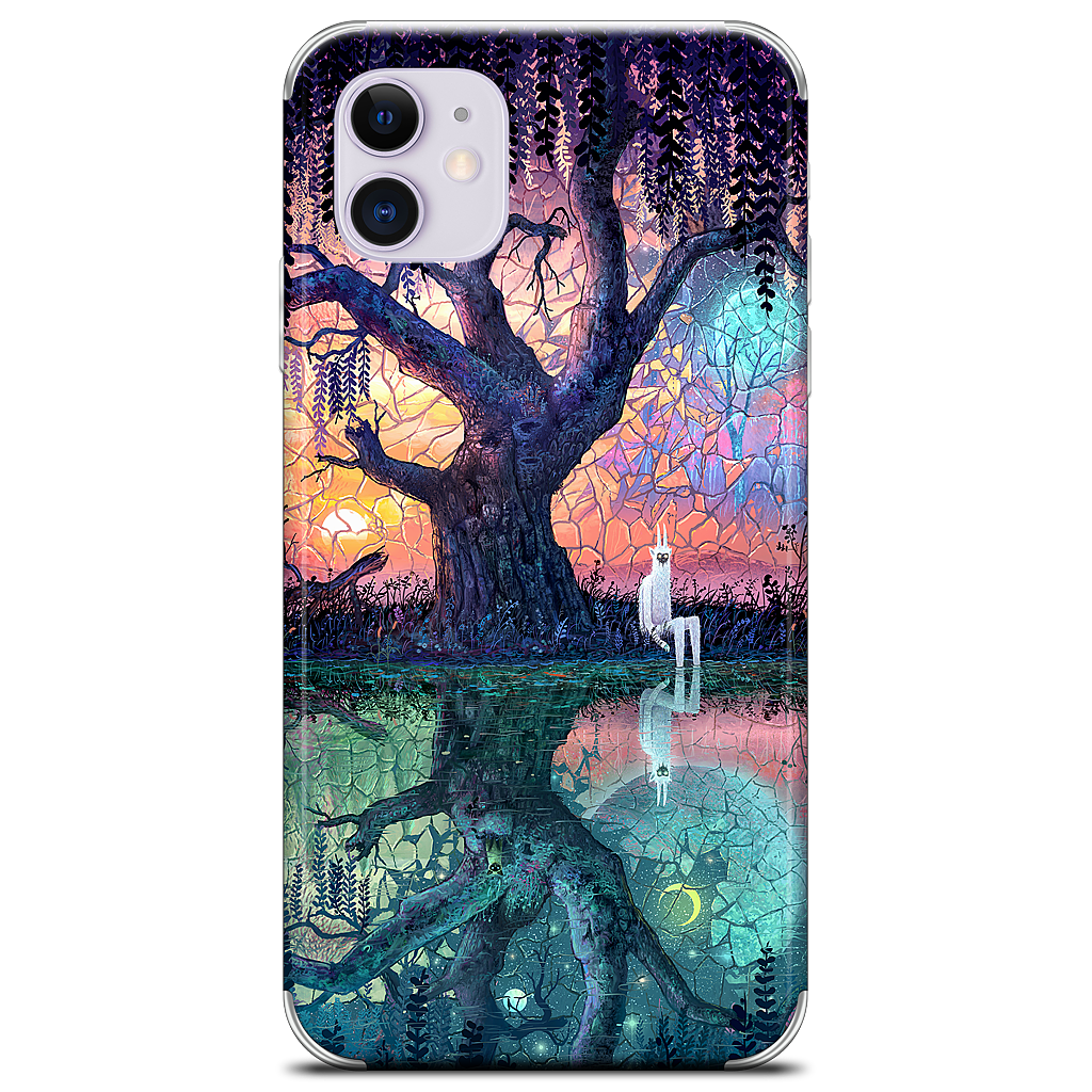 On the Banks of Broken Worlds iPhone Skin