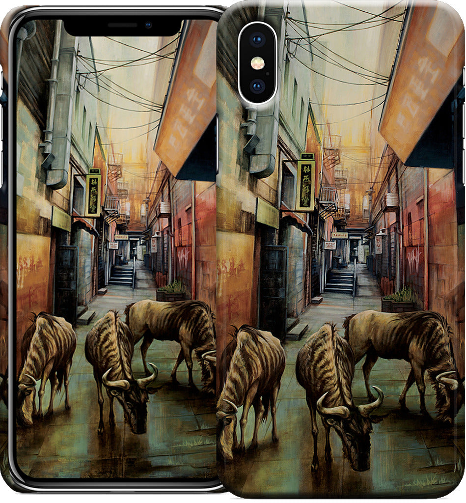 "Street of Three Beasts" -Levinson iPhone Case