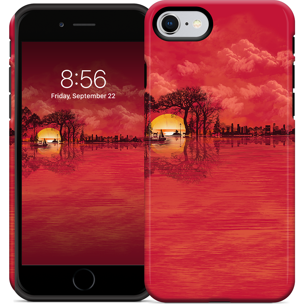 Musical Sunset iPhone Case