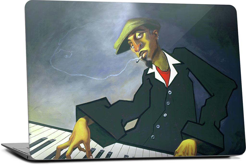 Piano Man II MacBook Skin