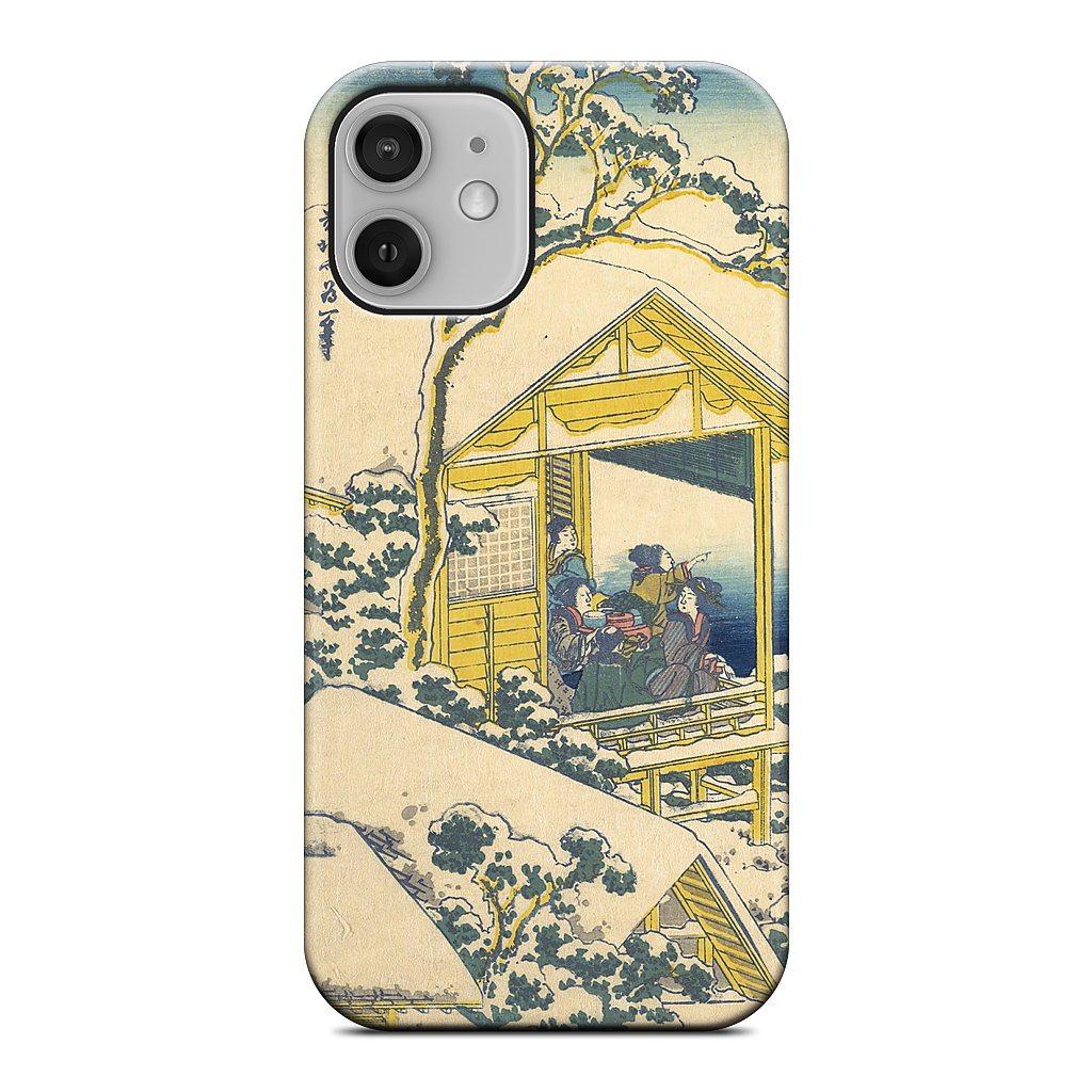 Morning After the Snow at Koishikawa in Edo (Koishikawa yuki no ashita) iPhone Case