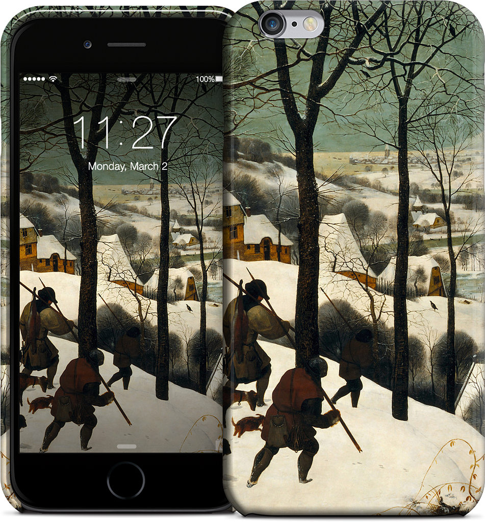 Hunters in the Snow iPhone Case