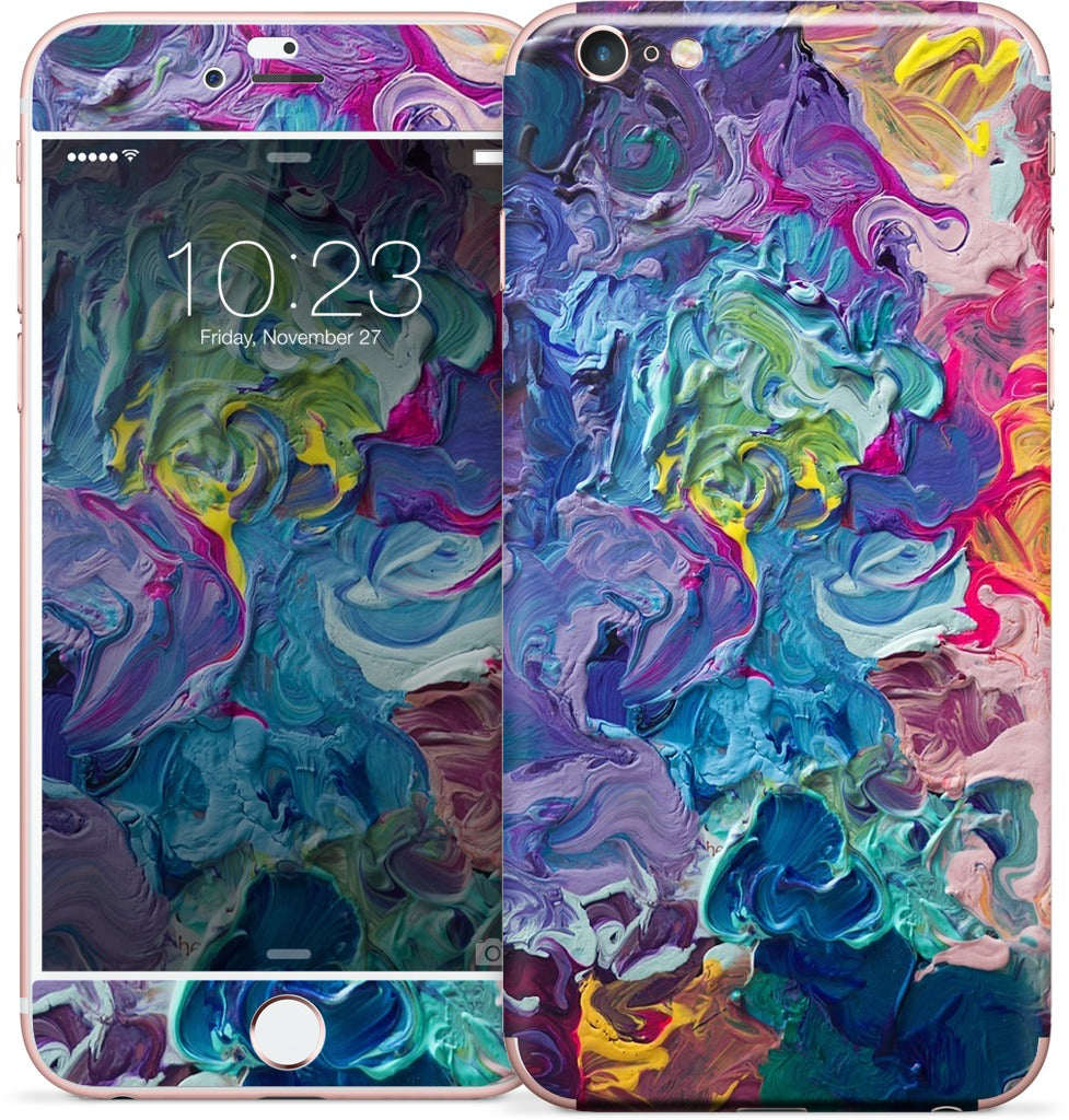 Rainbow Flow Abstract iPhone Skin