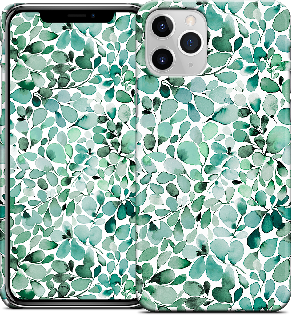 Eucalyptus Leafy Green iPhone Case