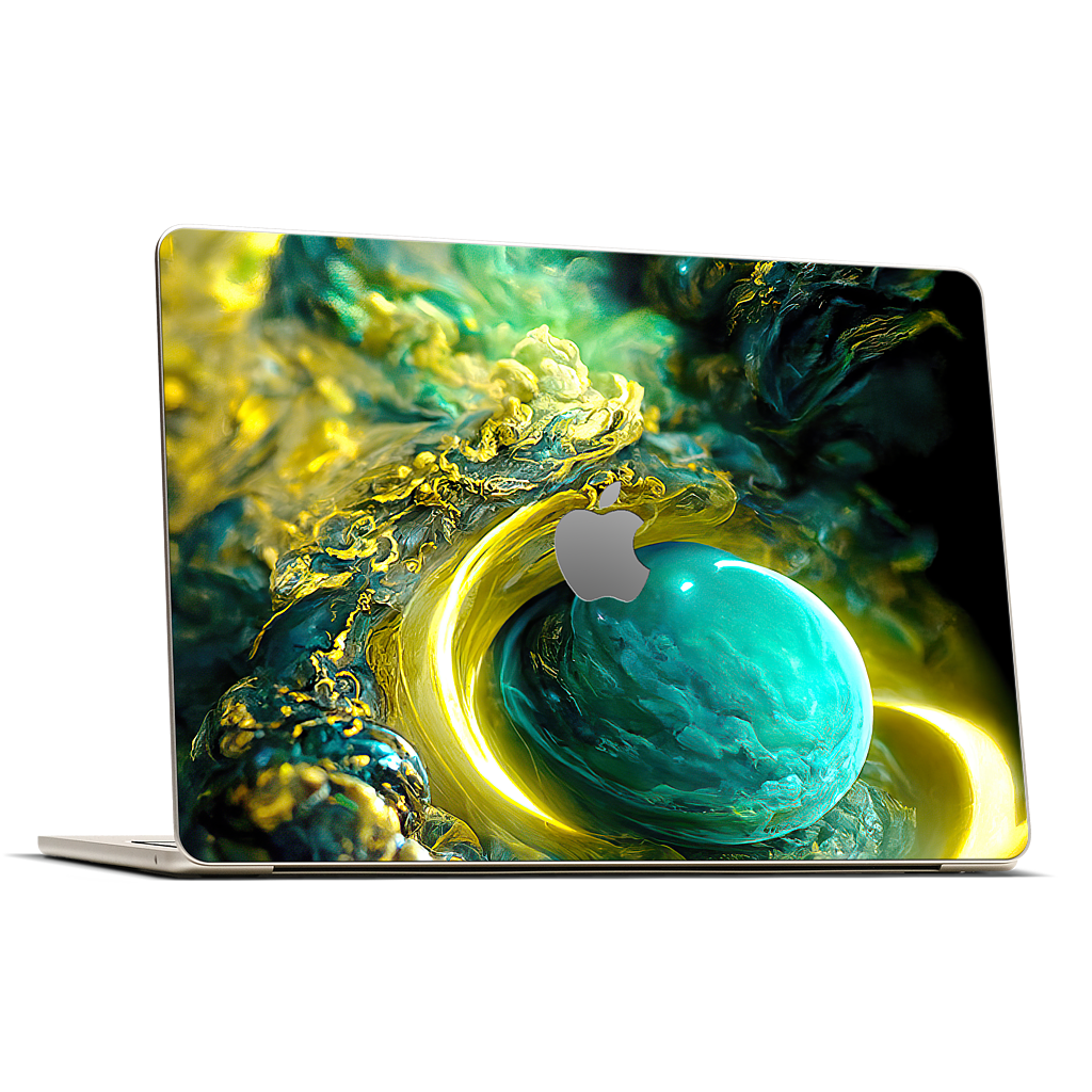 Planetary Accretion MacBook Skin