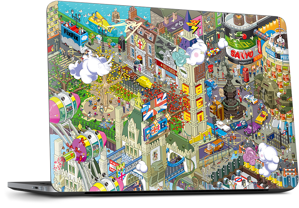 London Dell Laptop Skin