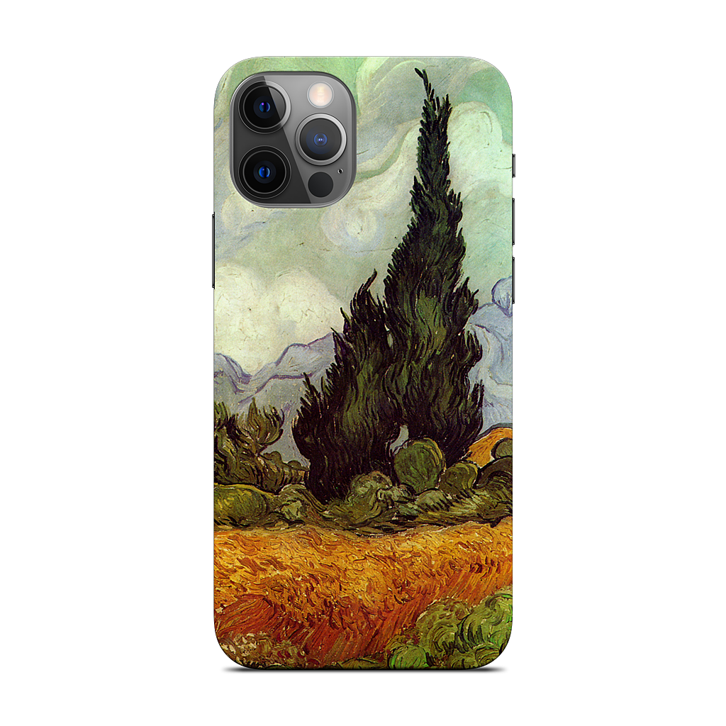 A Wheatfield with Cypresses iPhone Skin