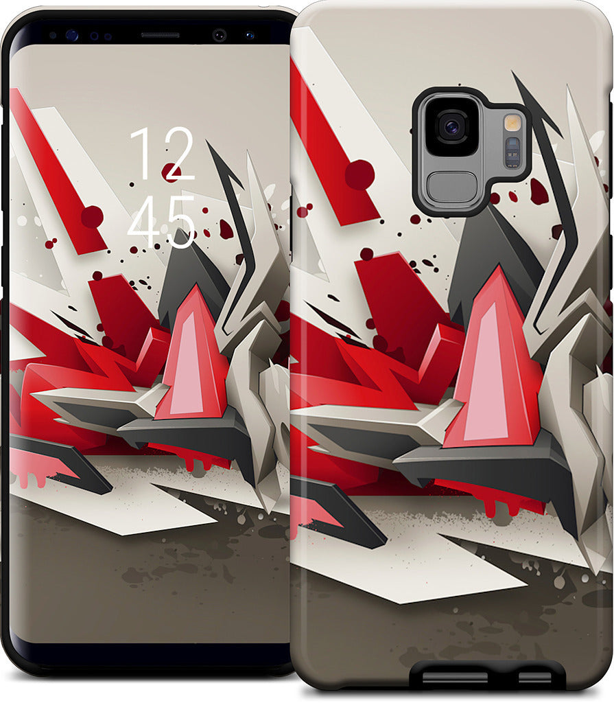 Red Metal Samsung Case