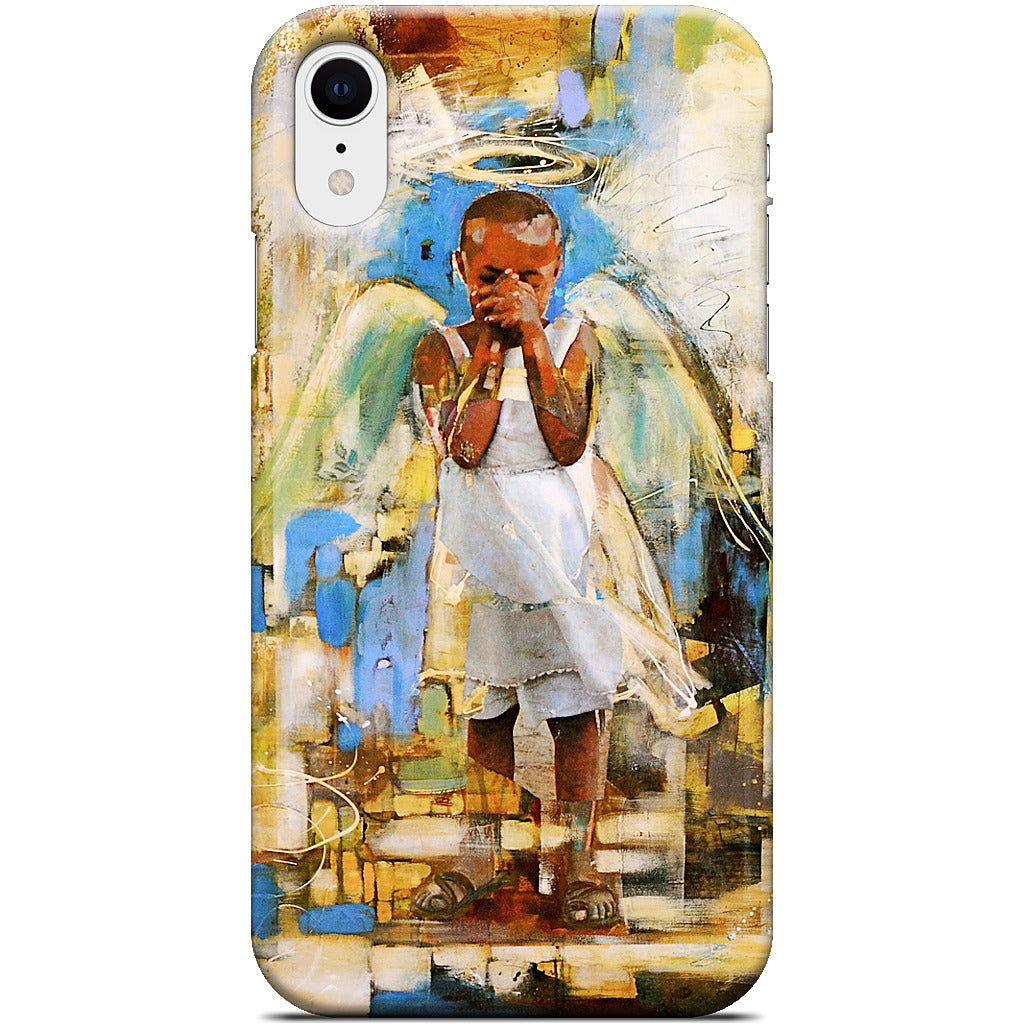 Shy Angel iPhone Case