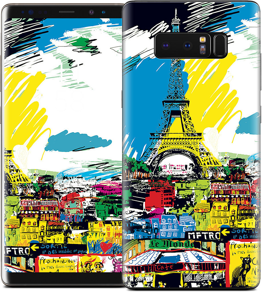 Paris Skyline Samsung Skin