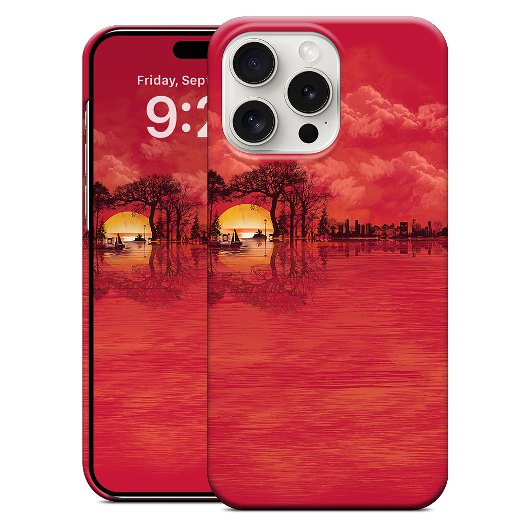 Musical Sunset iPhone Case
