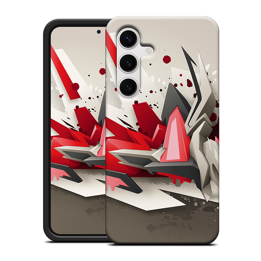 Red Metal Samsung Case