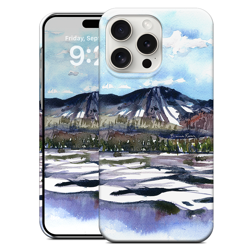 Ski Mountain iPhone Case