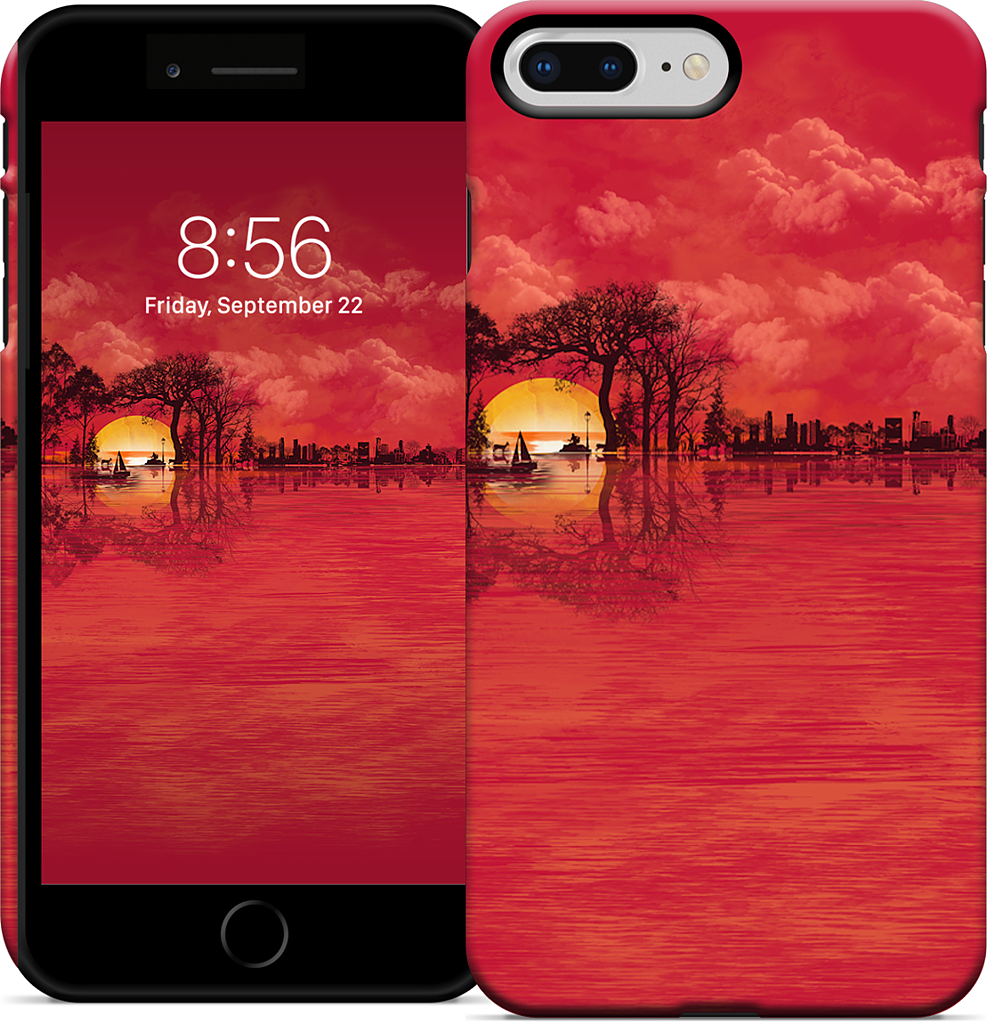Musical Sunset iPhone Case