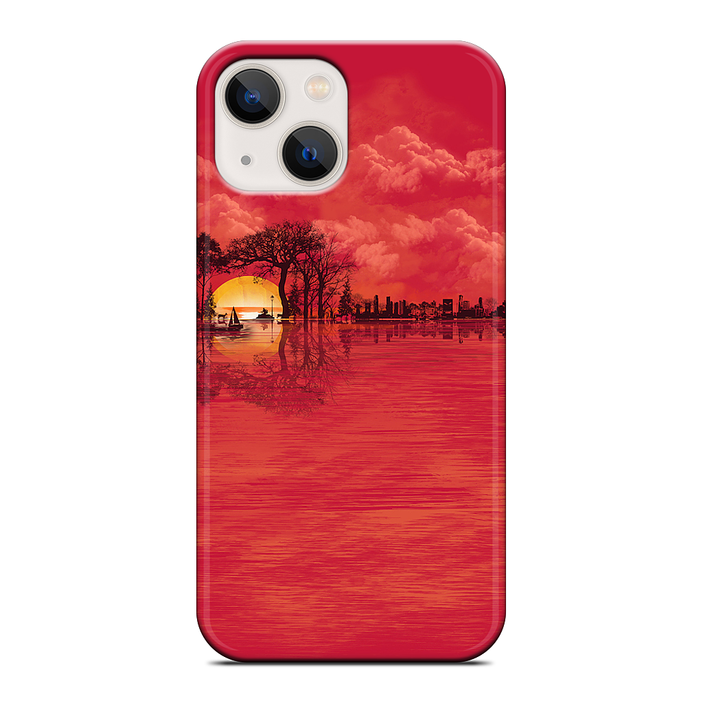 Musical Sunset iPhone Case