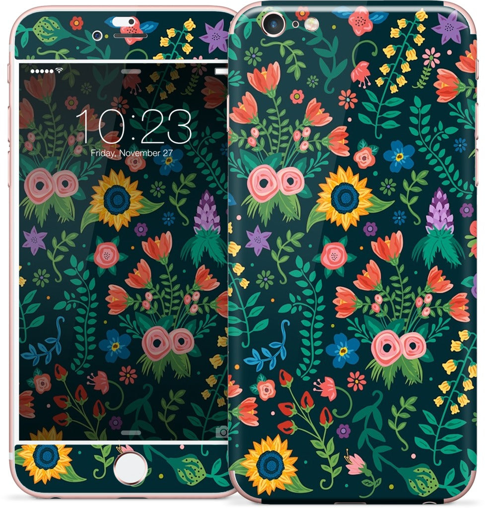 Floral Heart iPhone Skin