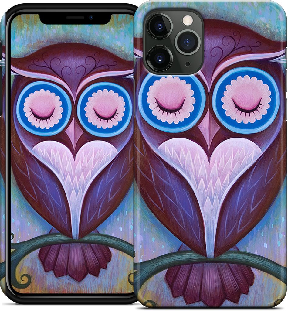 Sleepy Owl iPhone Case