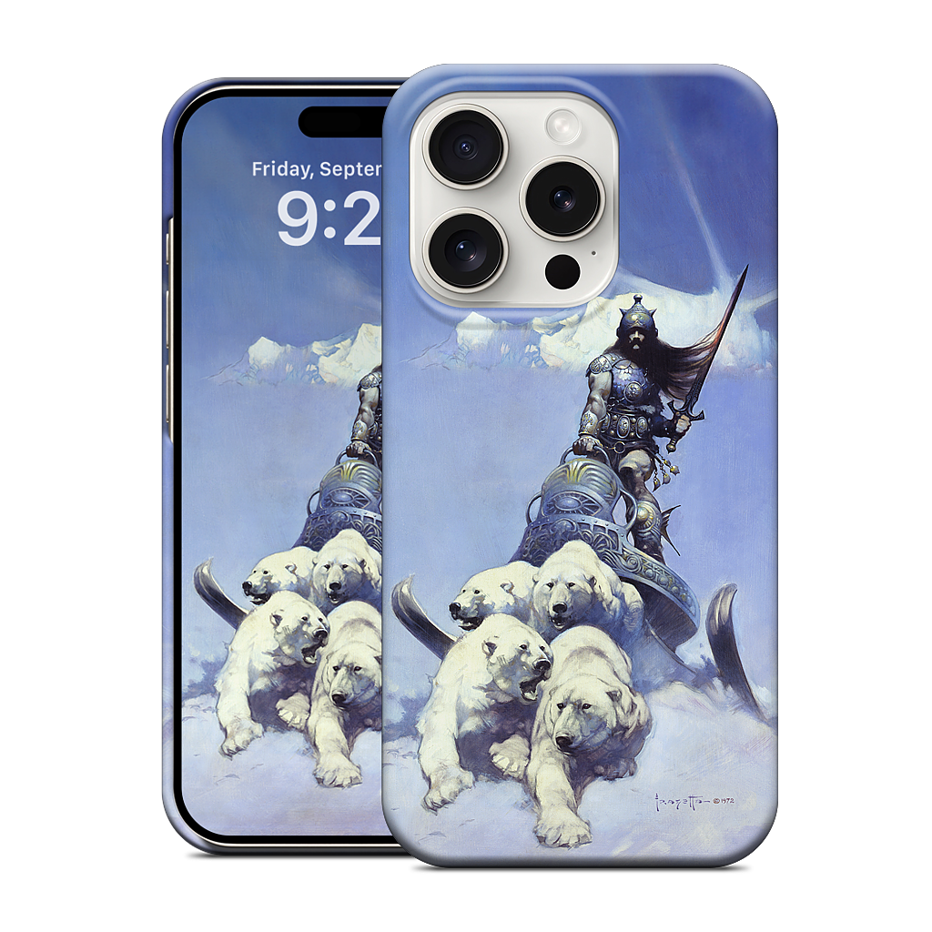 Silver Warrior iPhone Case