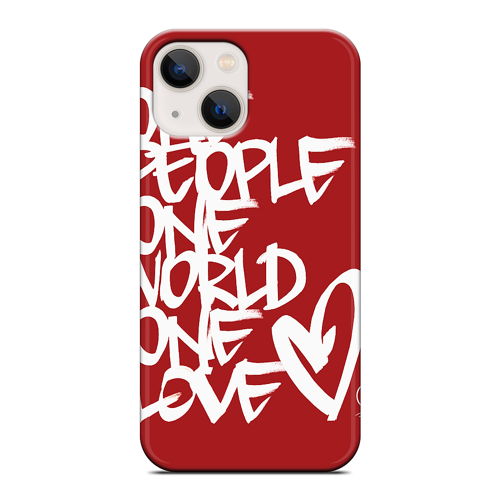 One People, One World, One Love iPhone Case