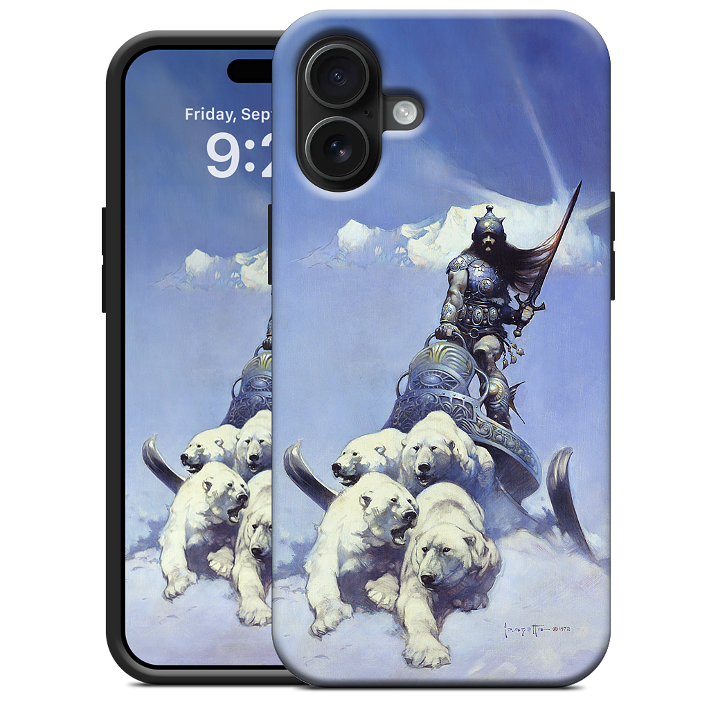 Silver Warrior iPhone Case