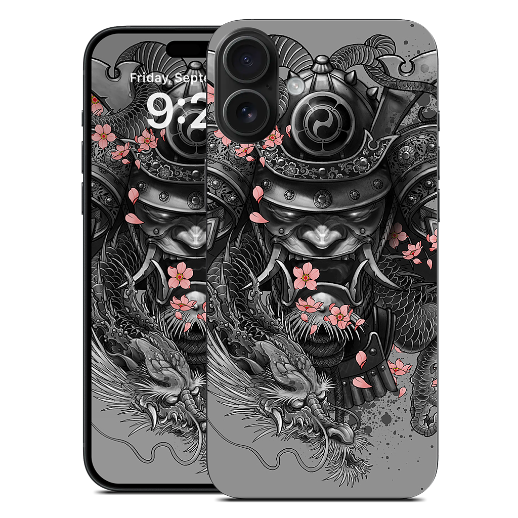 Samurai Dragon iPhone Skin