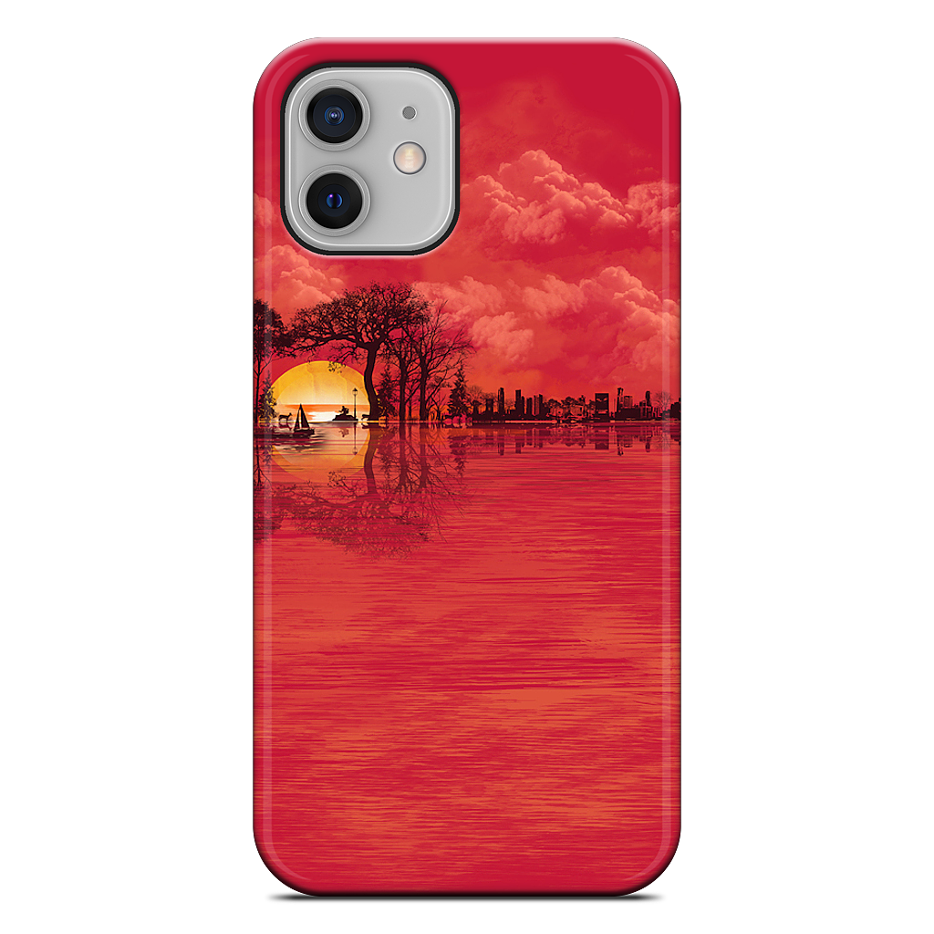 Musical Sunset iPhone Case