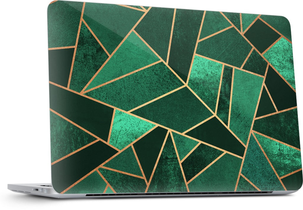 Emerald and Copper MacBook Skin