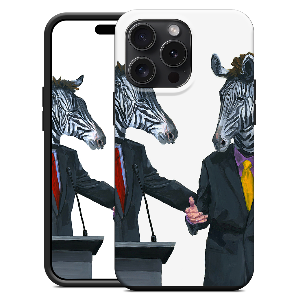 Education, The Commerce And Let's See... iPhone Case