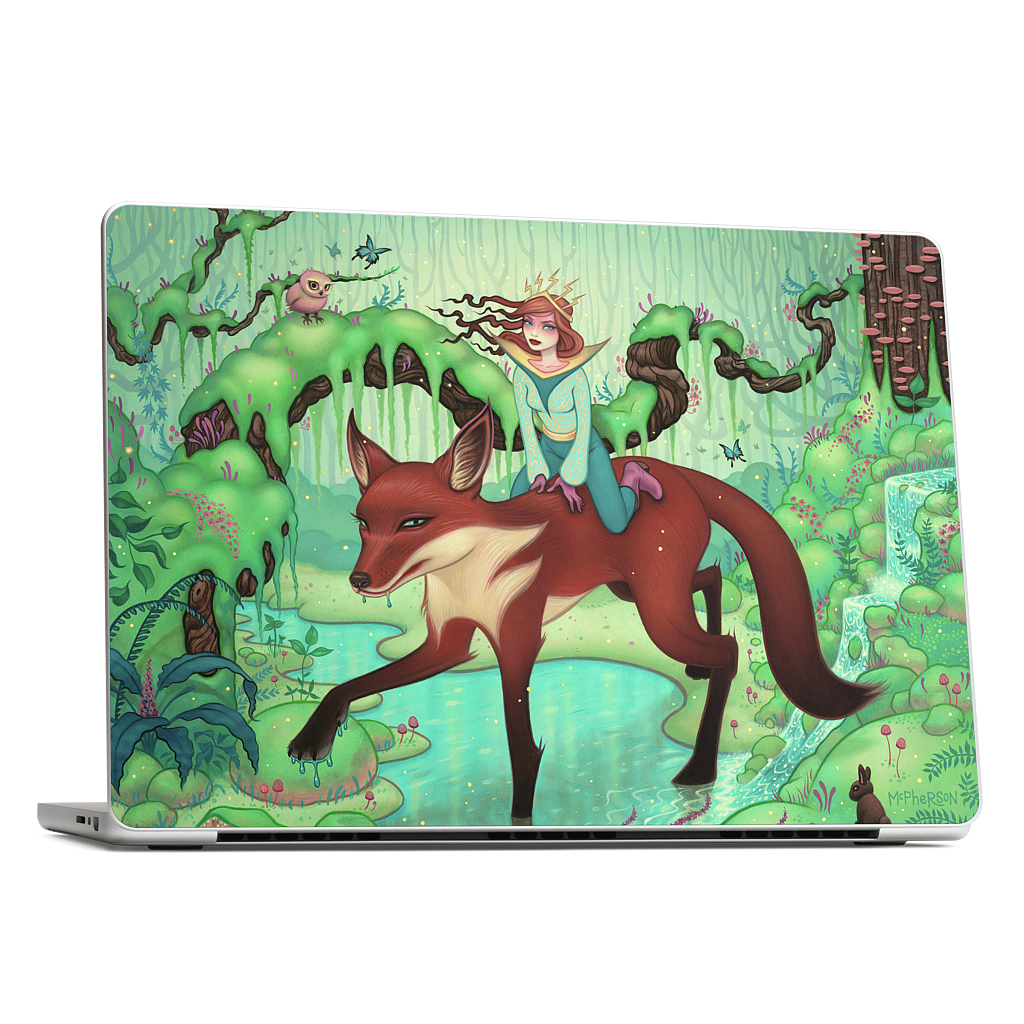 The Fox's Respite MacBook Skin