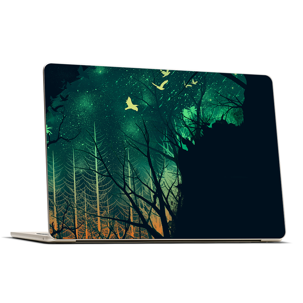 Space Tiger MacBook Skin