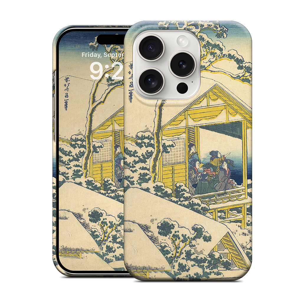 Morning After the Snow at Koishikawa in Edo (Koishikawa yuki no ashita) iPhone Case