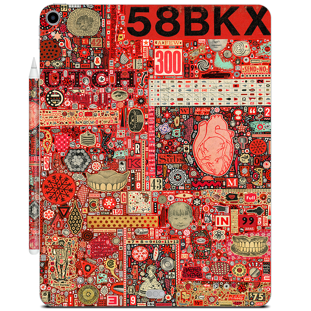 Big Numbers - Heart and Teeth iPad Skin
