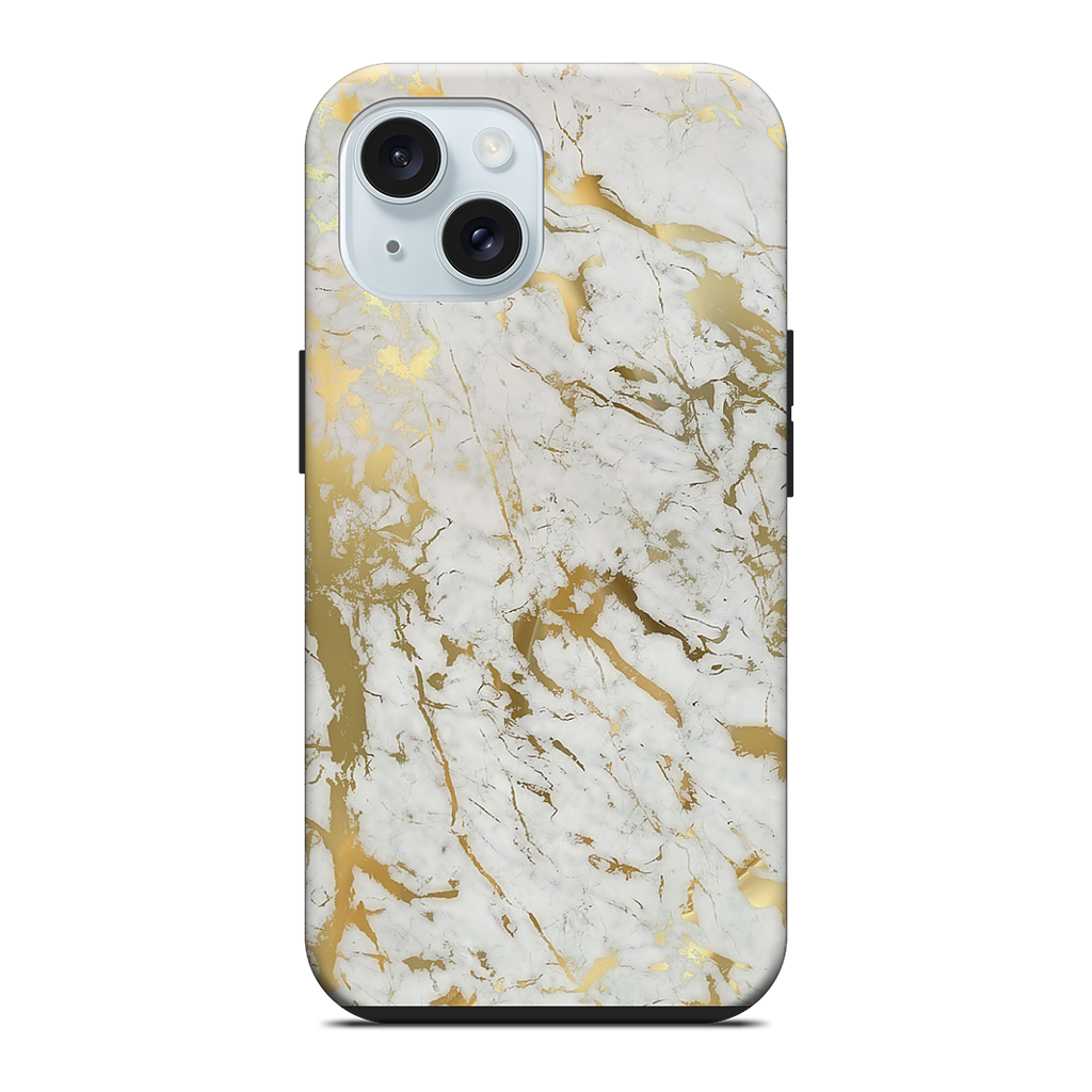 Gold Marble iPhone Case