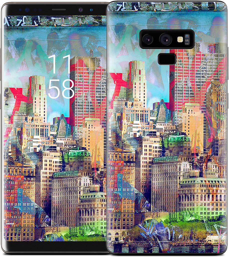 Graffiti Skyline Samsung Skin