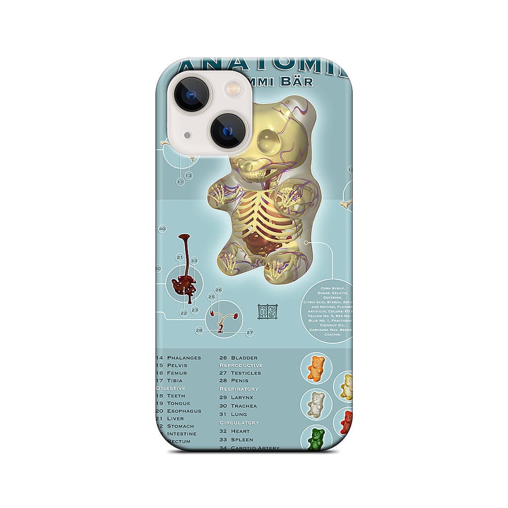 Gummi Anatomie iPhone Case