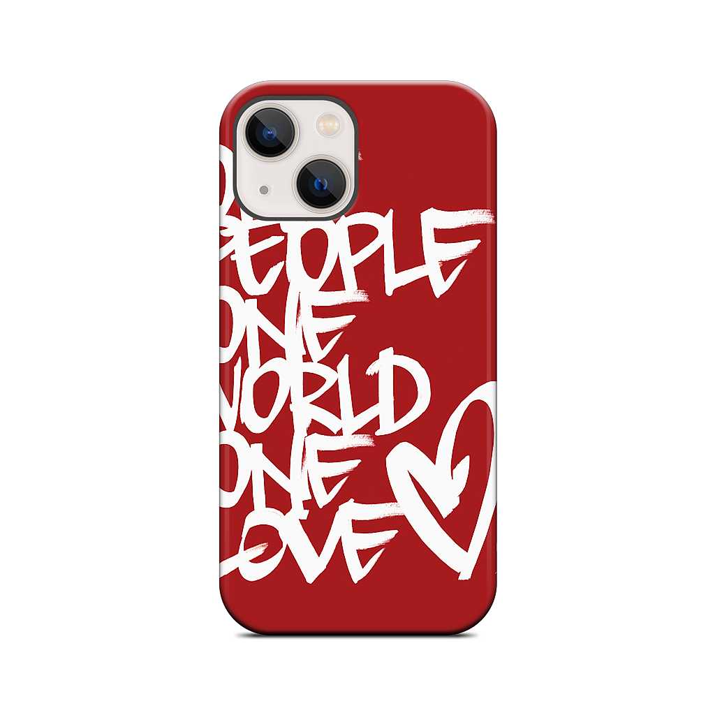 One People, One World, One Love iPhone Case