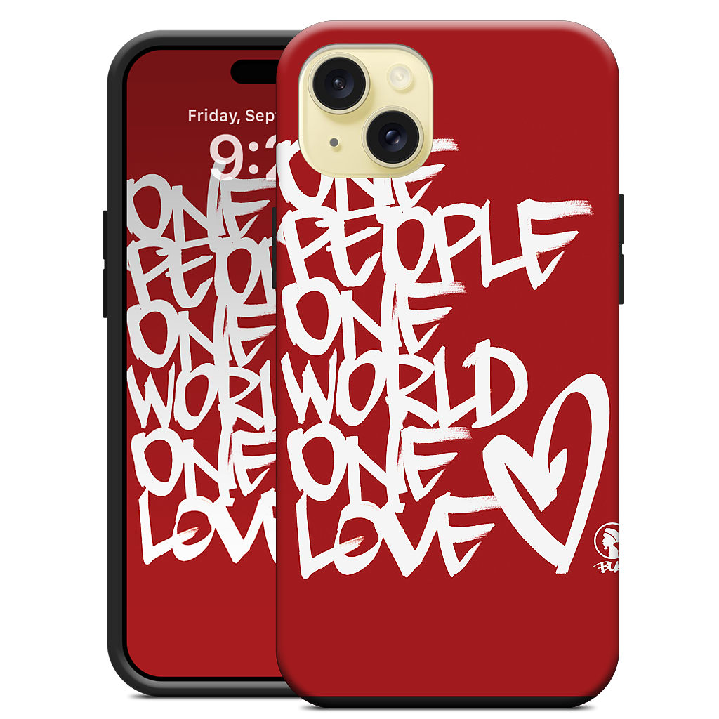 One People, One World, One Love iPhone Case