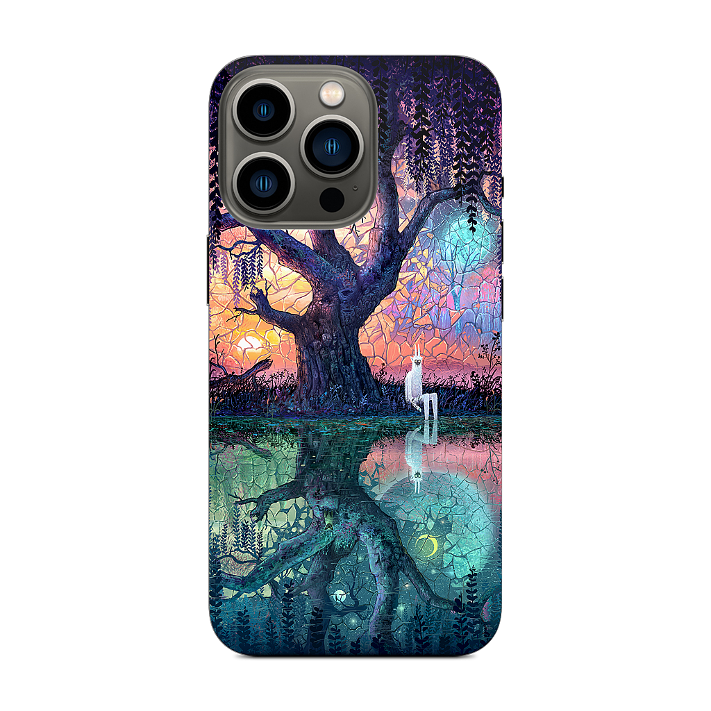 On the Banks of Broken Worlds iPhone Skin