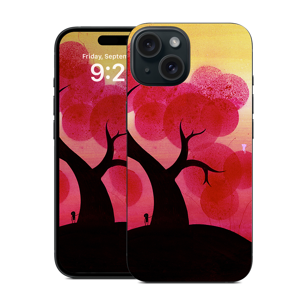 Red Blossoms iPhone Skin